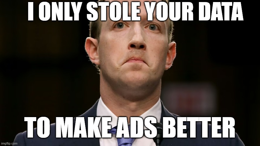 Mark zuckerberg meta ads data 