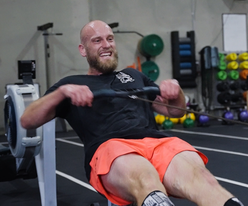 Member on the rower