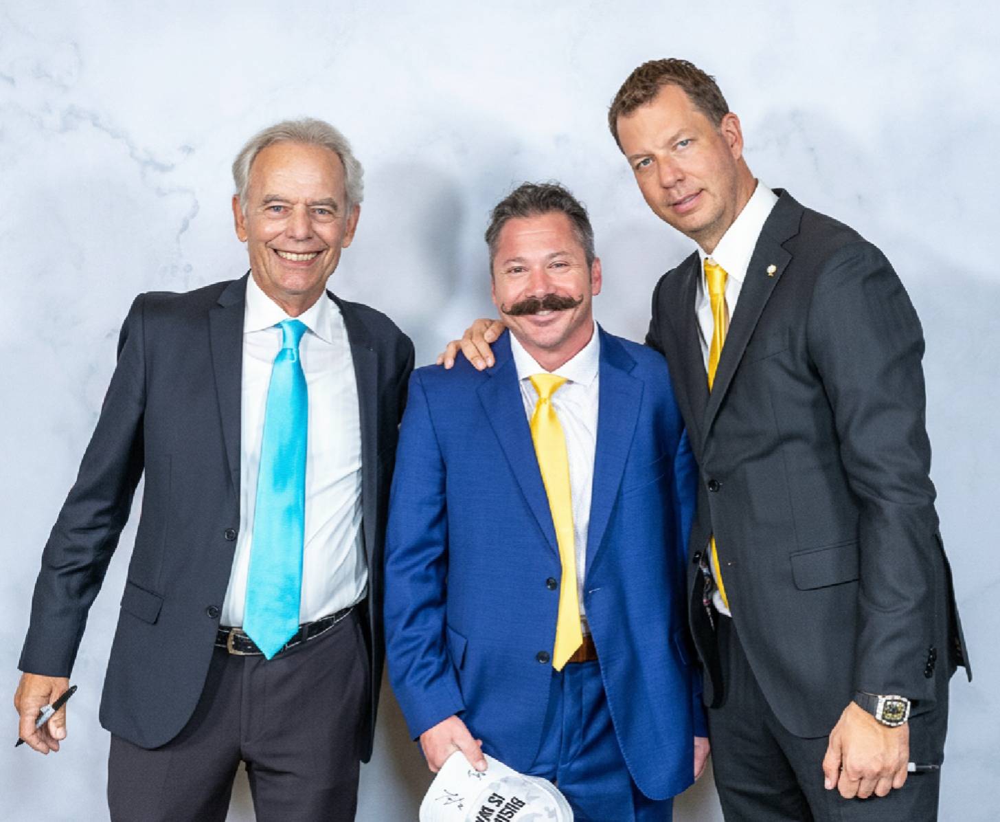 Alex Buriak at JT Foxx Mega Partnering conference with Hugh Hilton