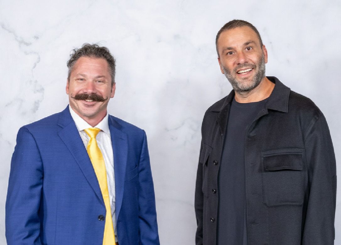 Alex Buriak with David Grutman, founder of Groot Hospitality (LIV, Komodo, Story)