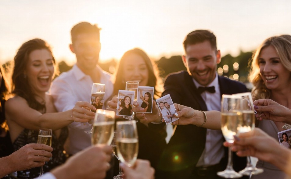 Wedding photo magnets
