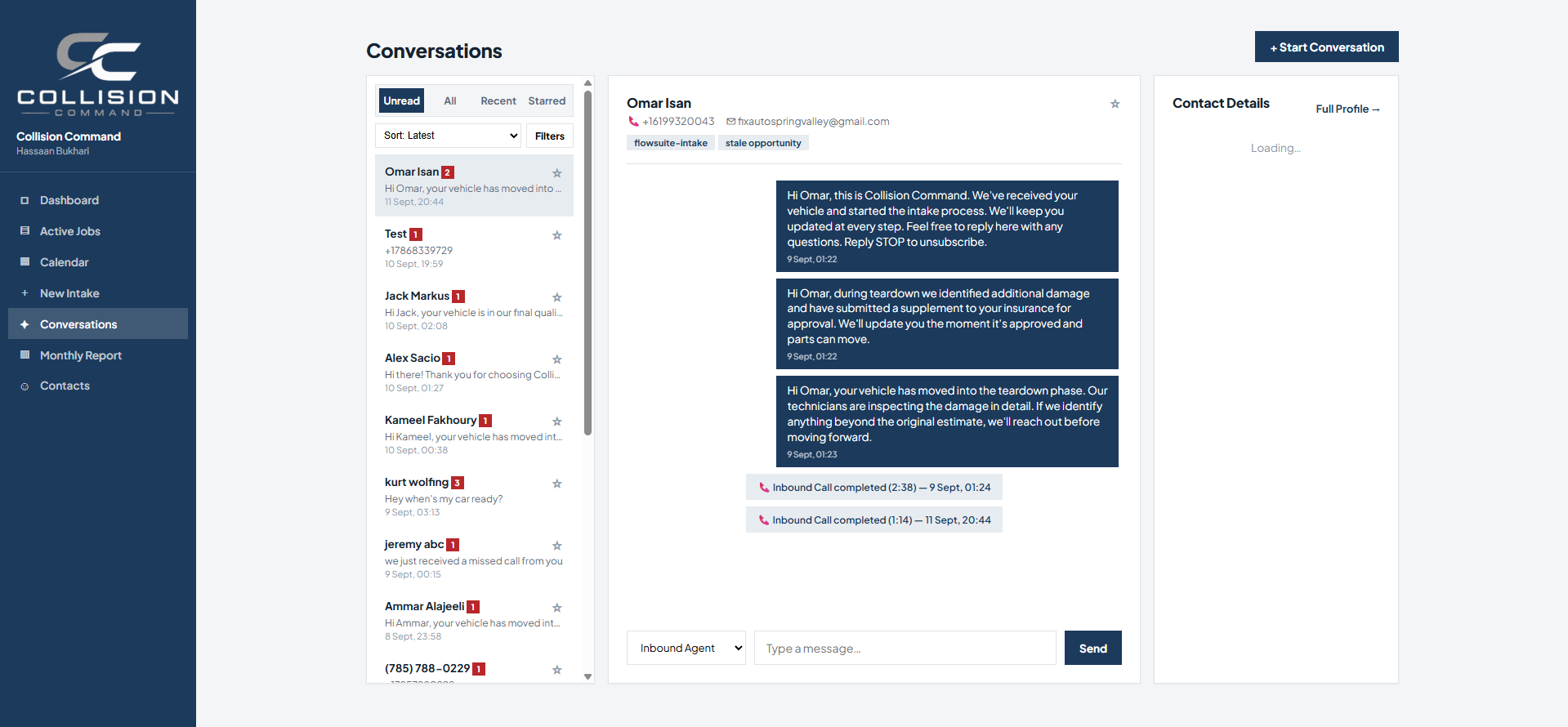 Dashboard Left Preview