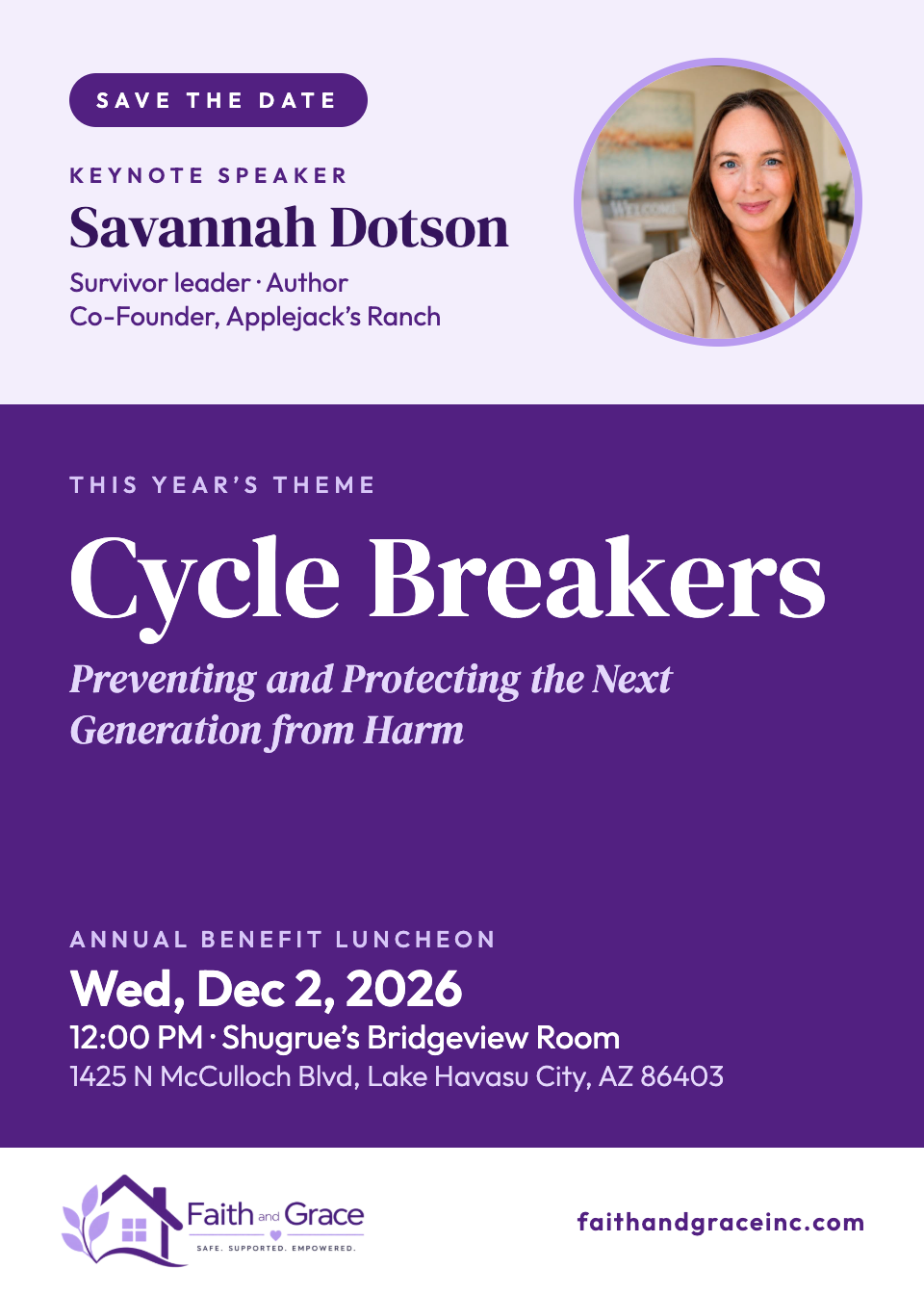 Faith and Grace December Luncheon in Lake Havasu City