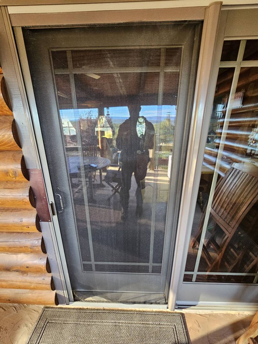 Retractable screen door