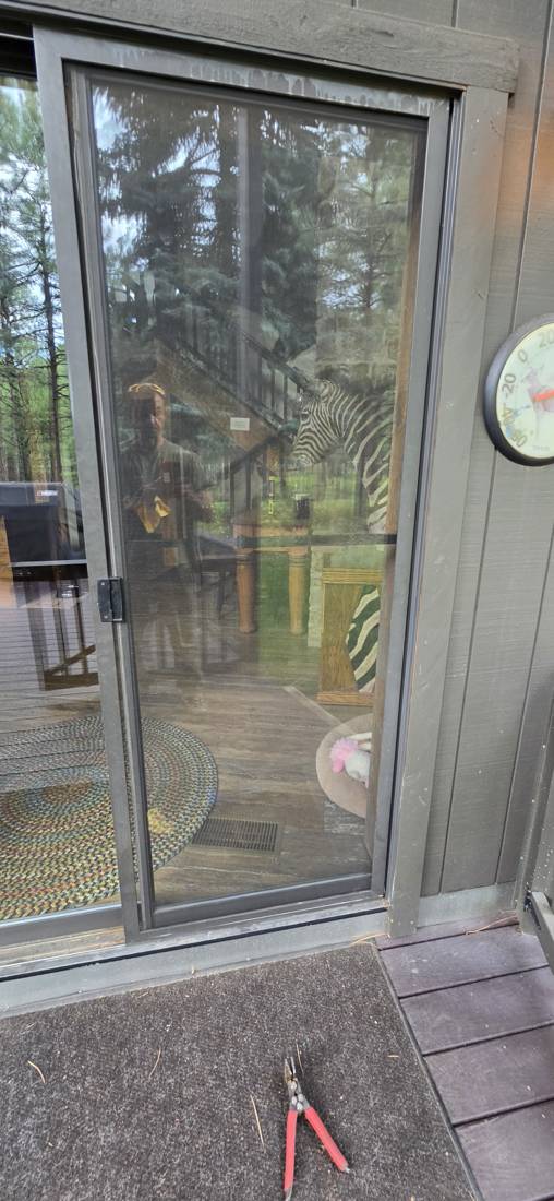 Sliding screen door