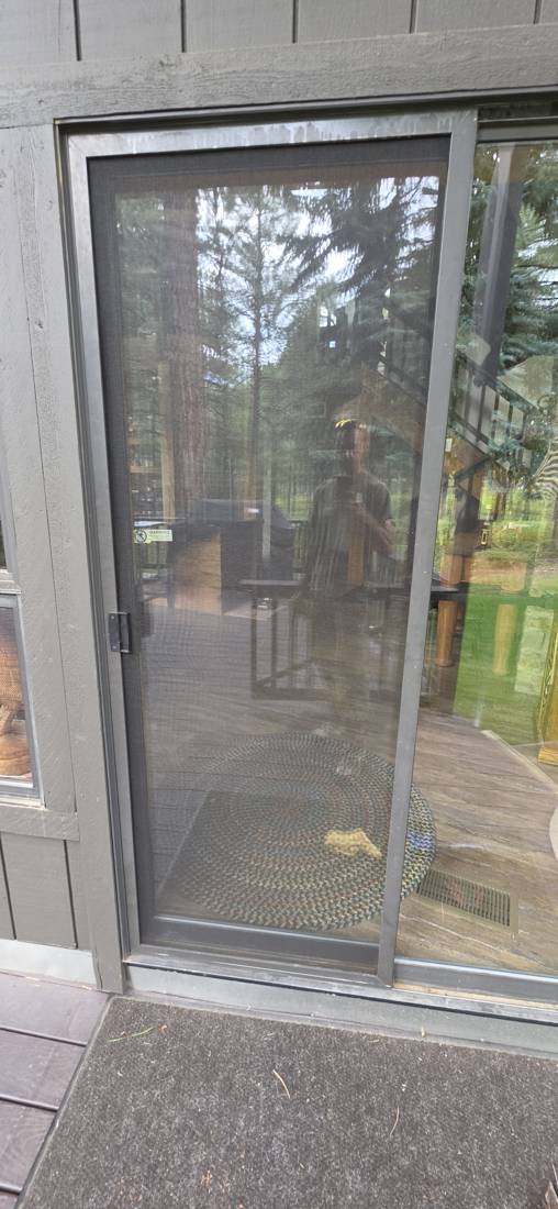 Sliding screen door