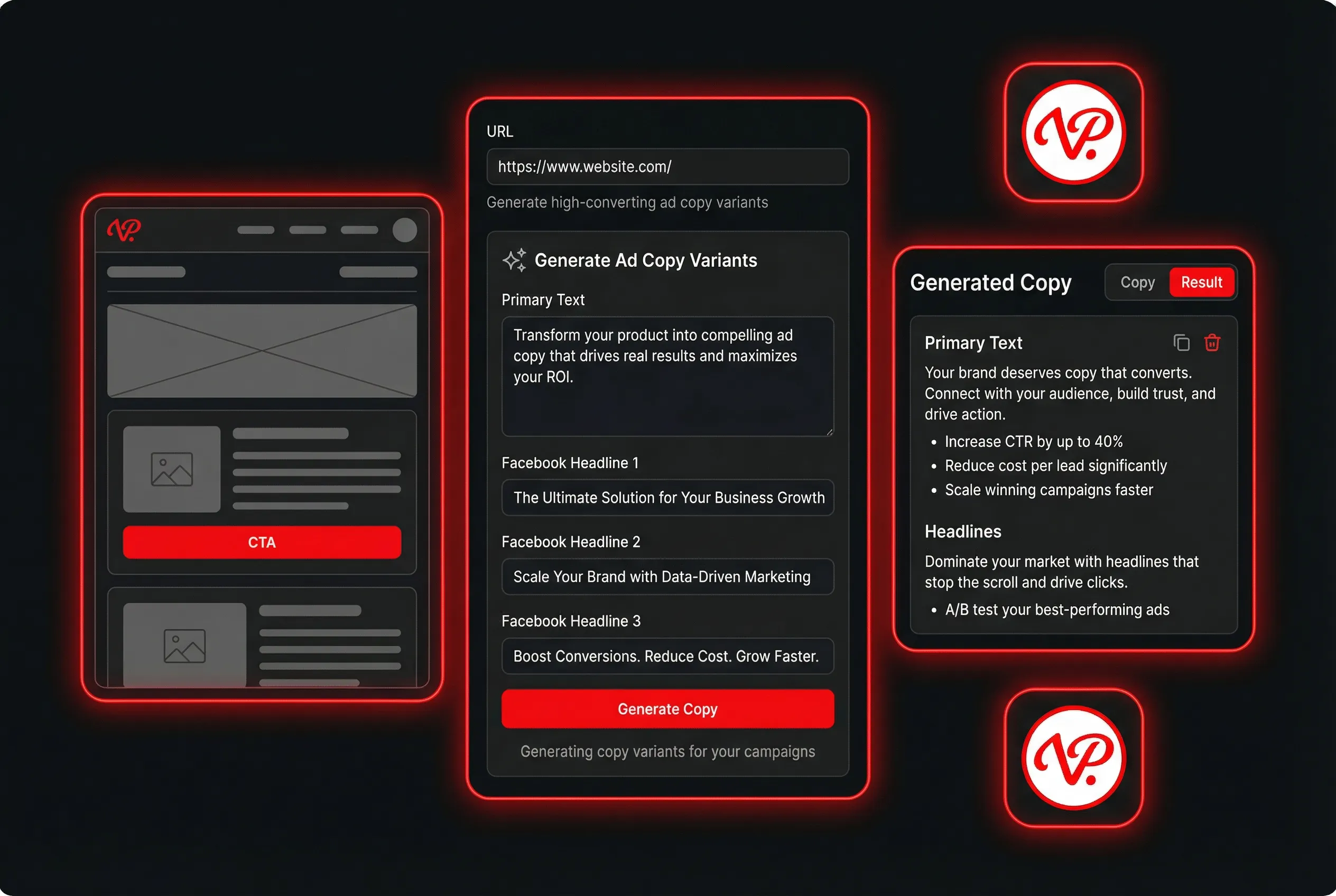Ad Copy Maker Interface