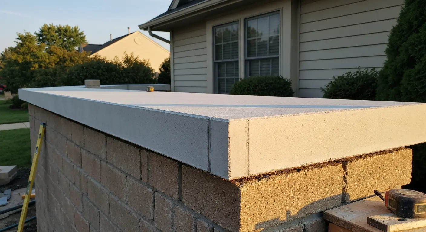 Precast wall cap system