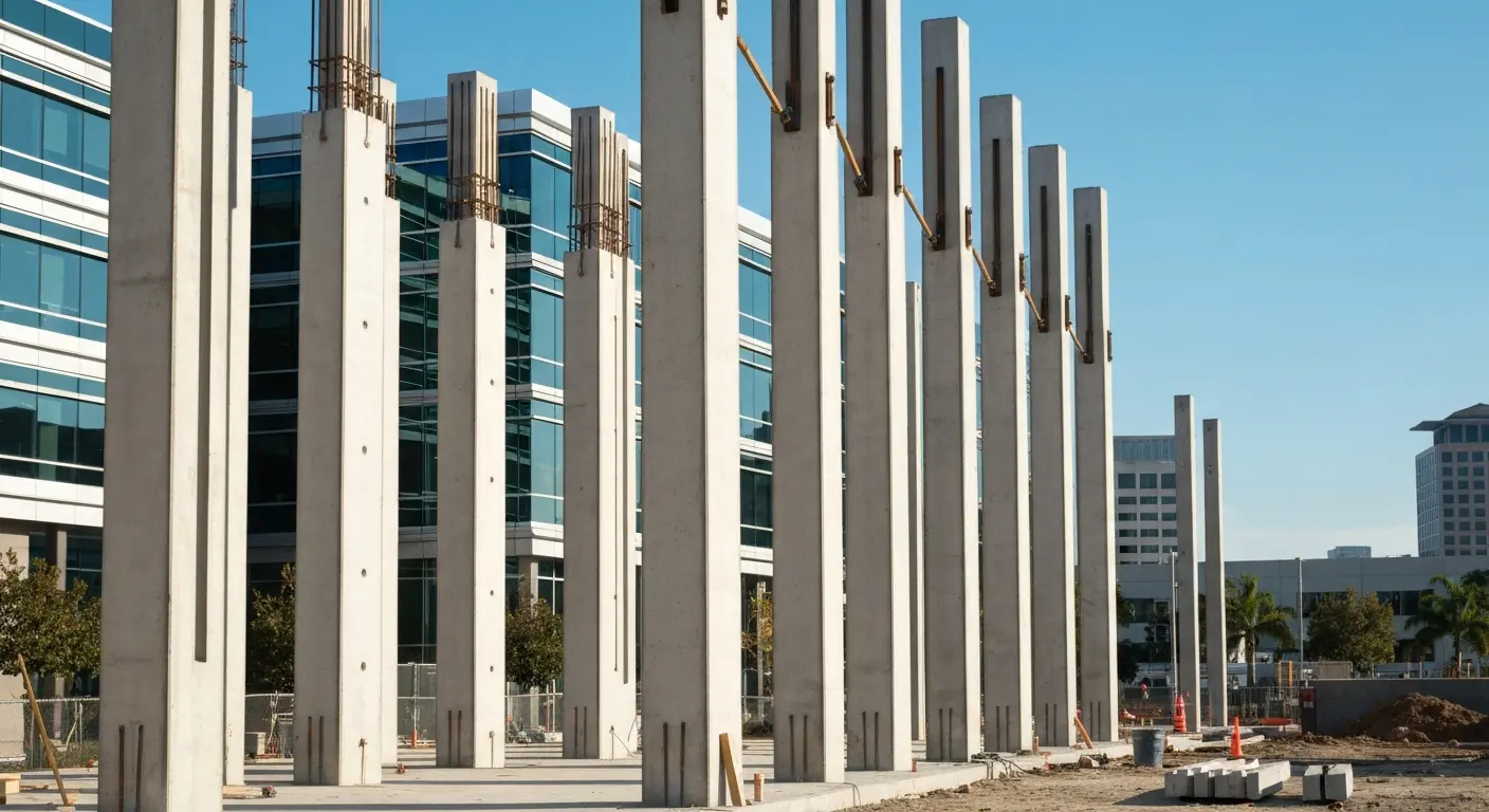 Precast column manufacturing