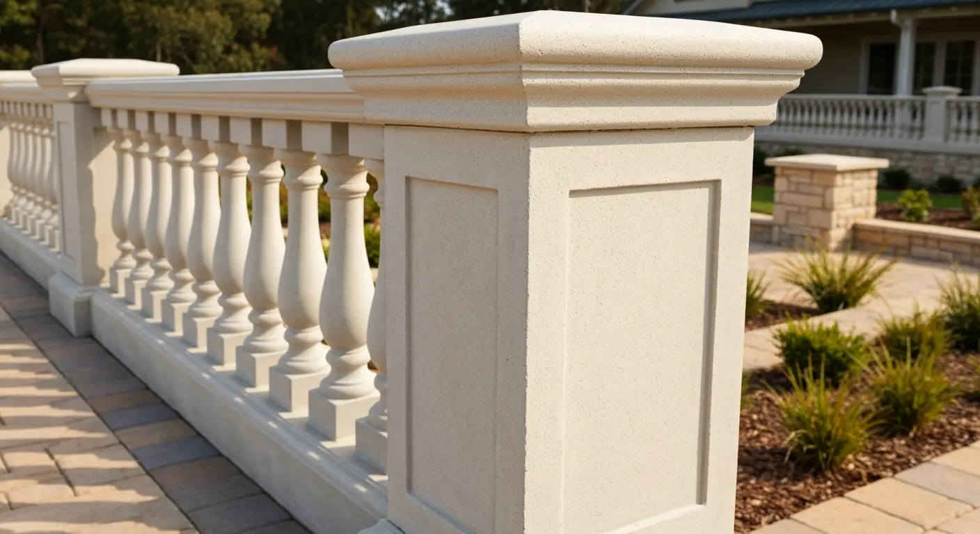 Precast balustrade detail