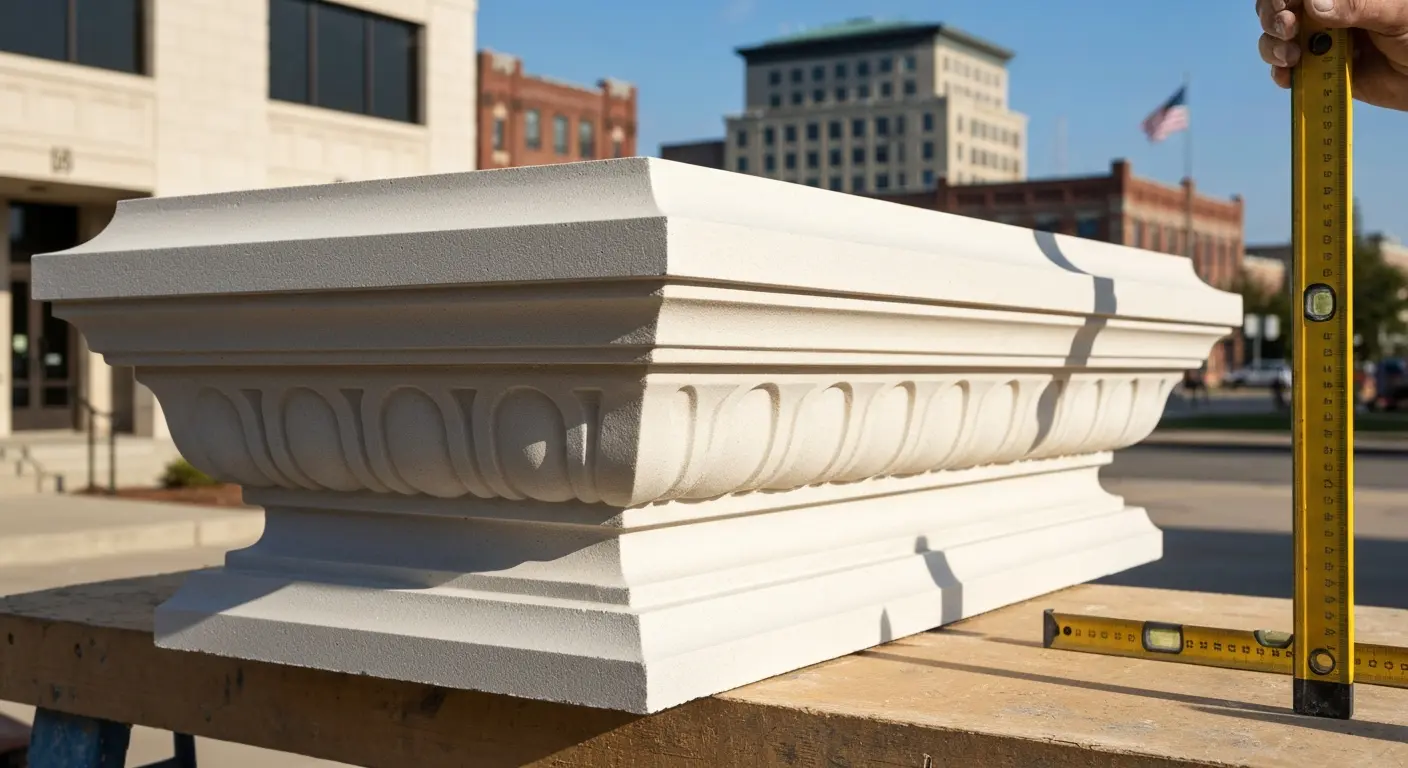 Custom precast statues and architectural features