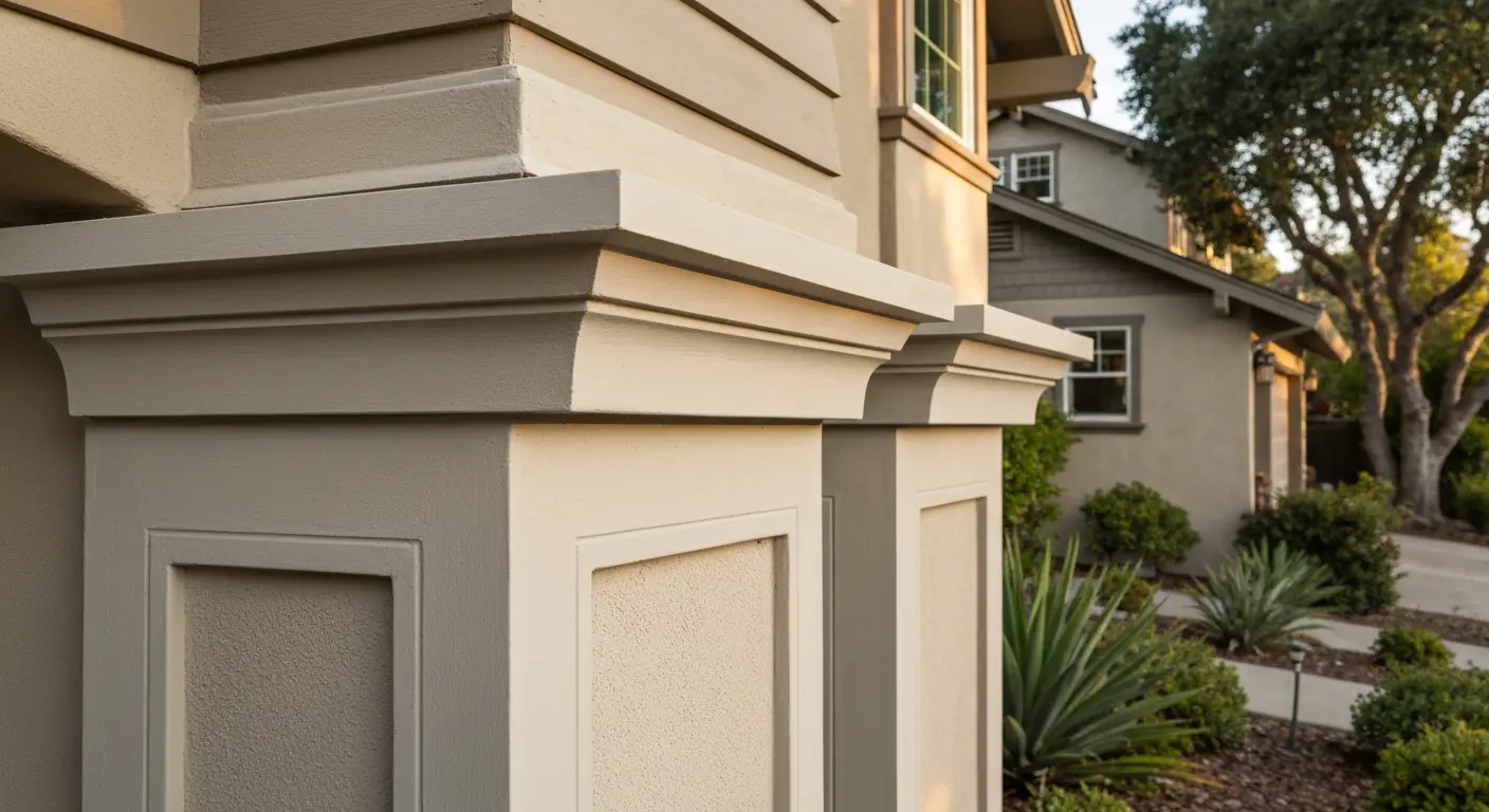 Precast window sills and architectural trim