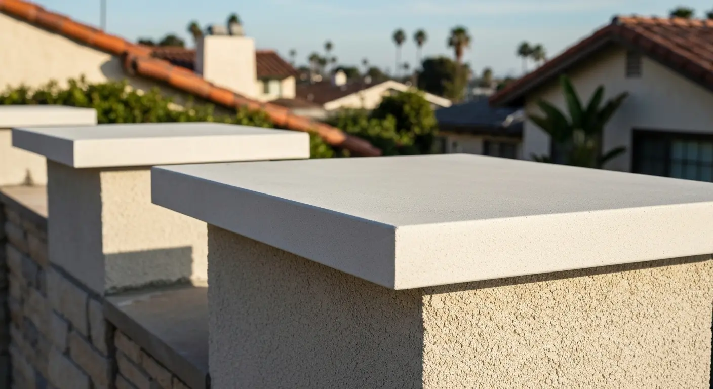 Precast wall cap detail