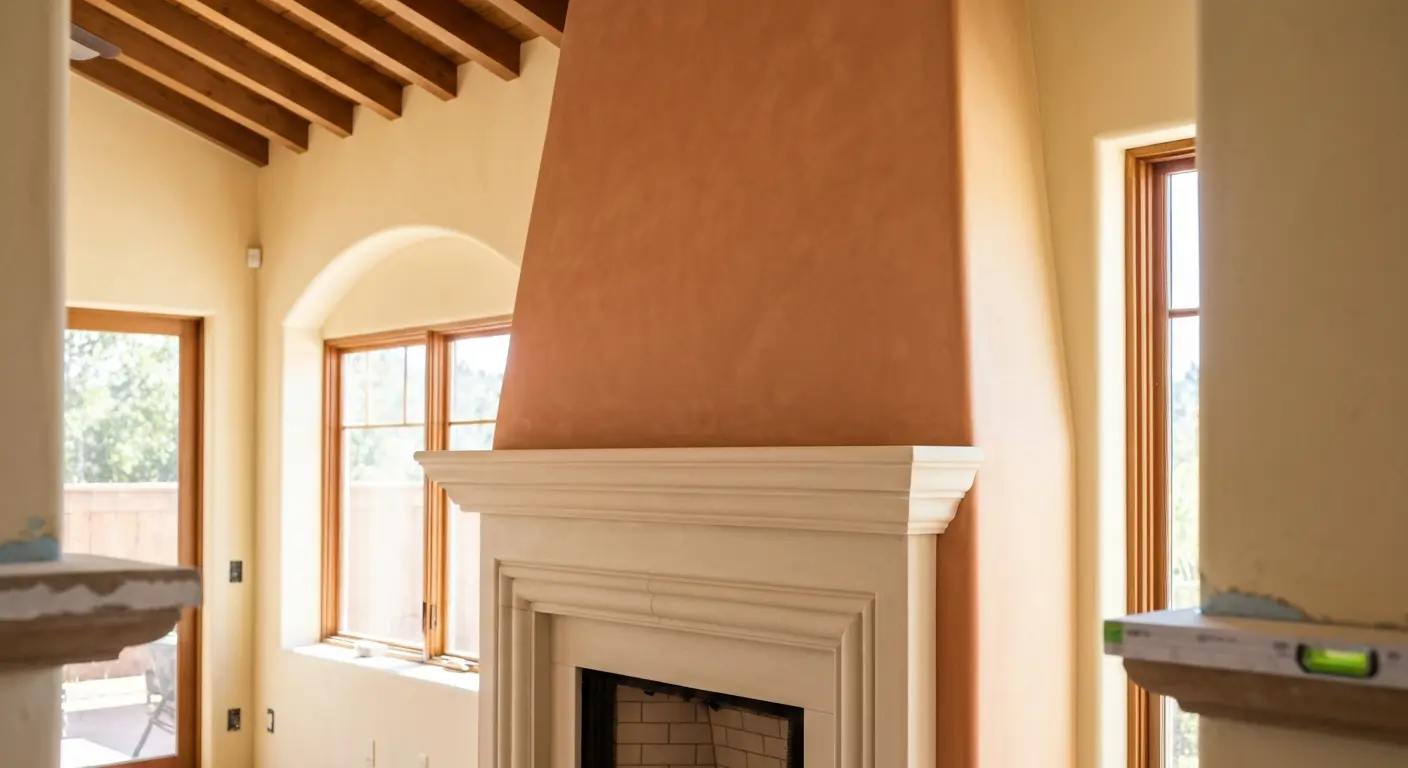 Custom precast mantle