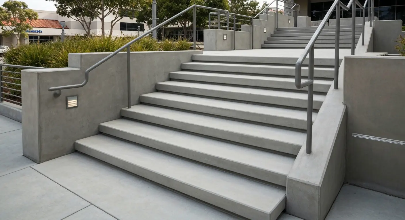 Precast stair treads and steps