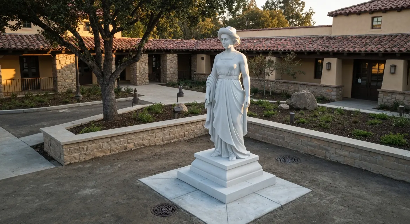 Custom precast statue