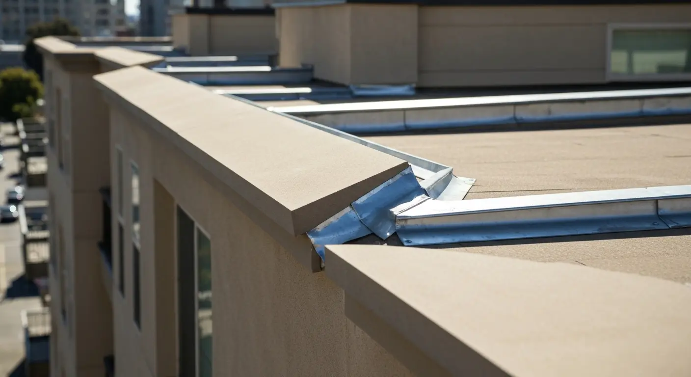 Parapet copping installation