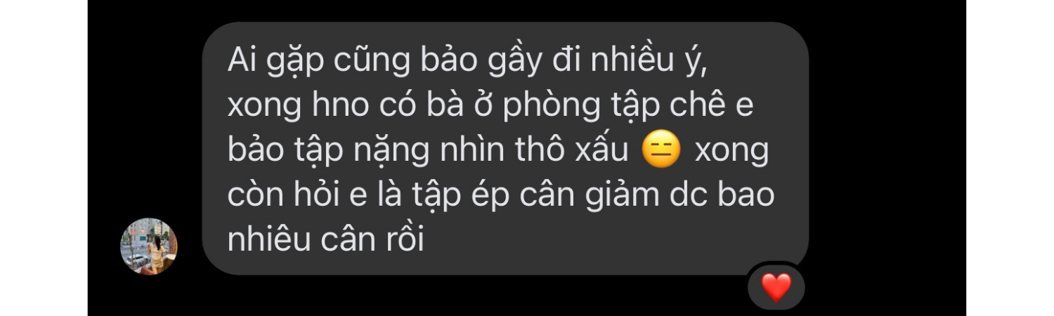 Client feedback message