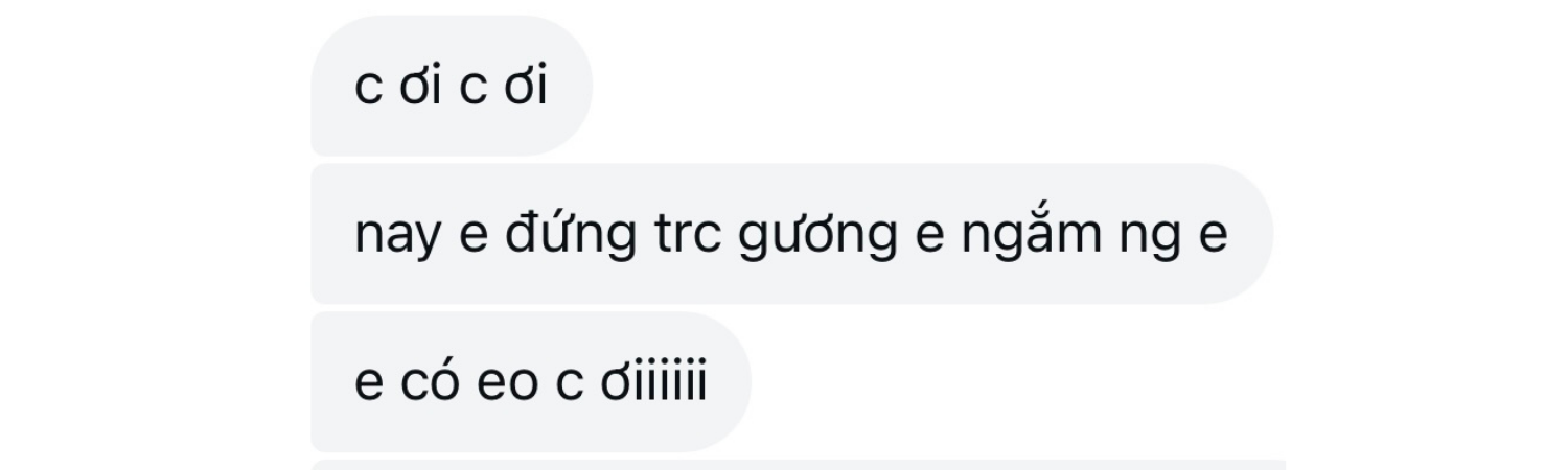 Client feedback message