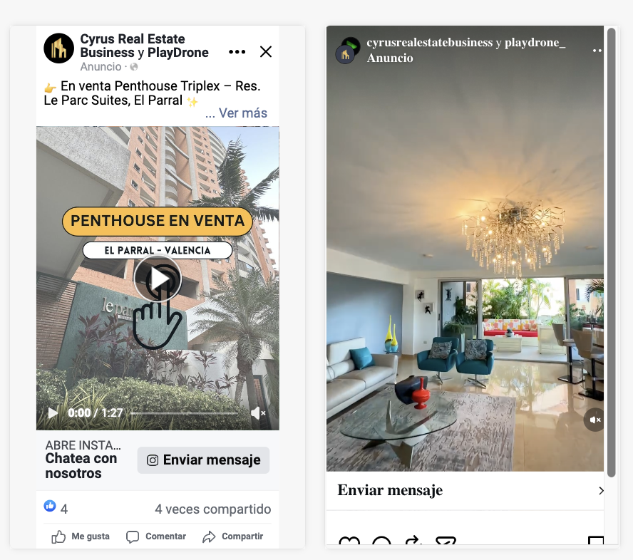 Campaña en Meta — JamesWV