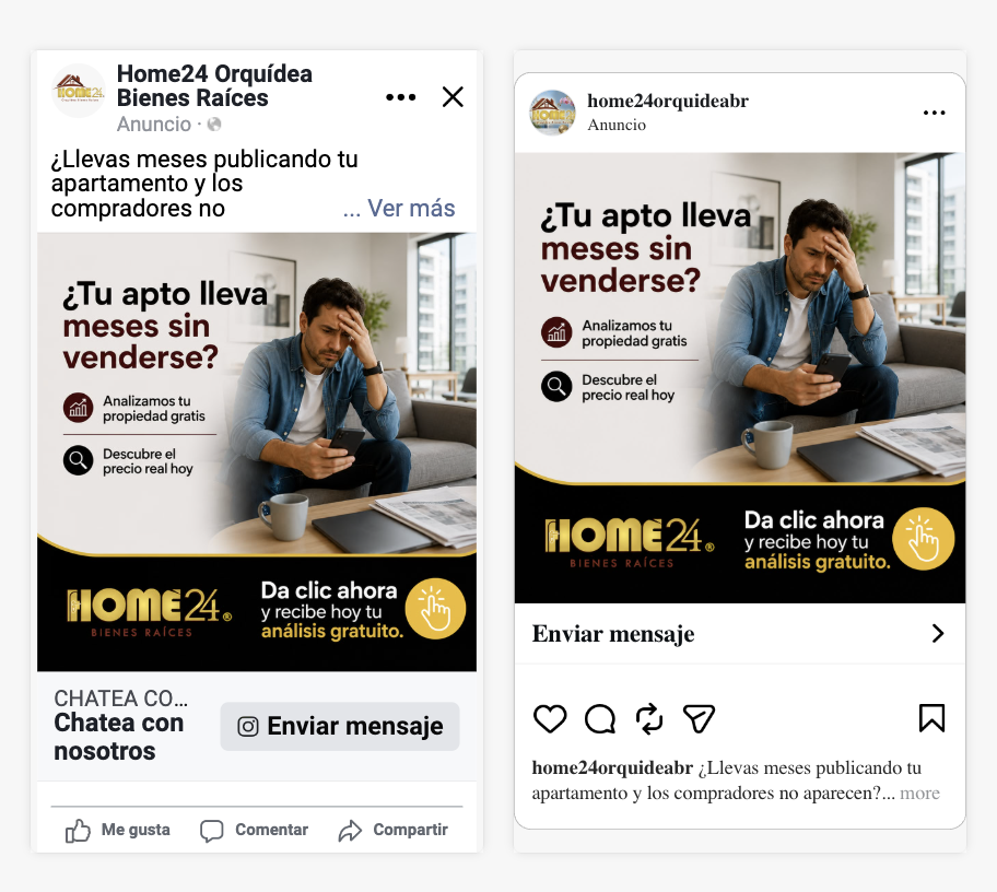 Campaña en Meta — JamesWV