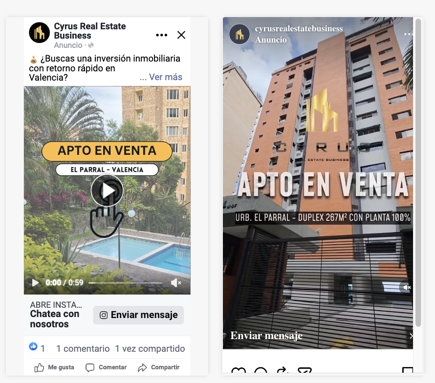 Campaña en Meta — JamesWV