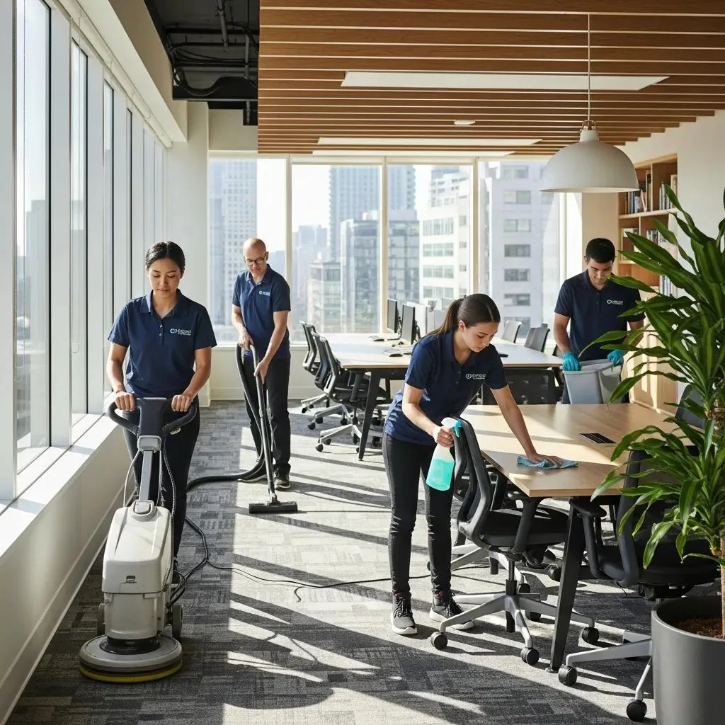 Cleaning Services professional using All Set