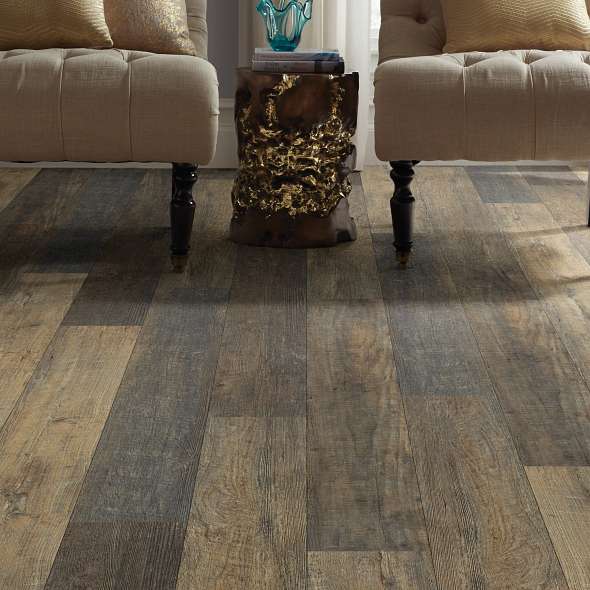 Beautiful hardwood flooring in a finished room
