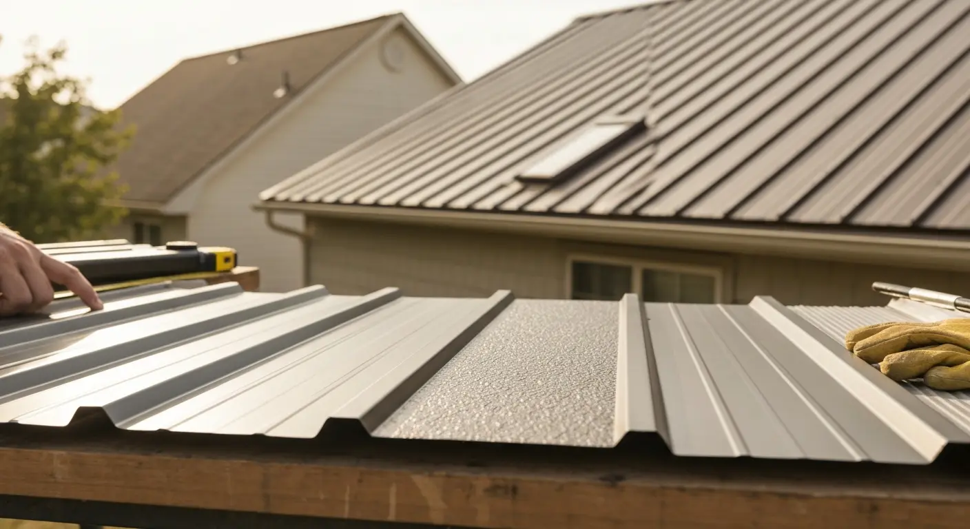 Metal roof panel options