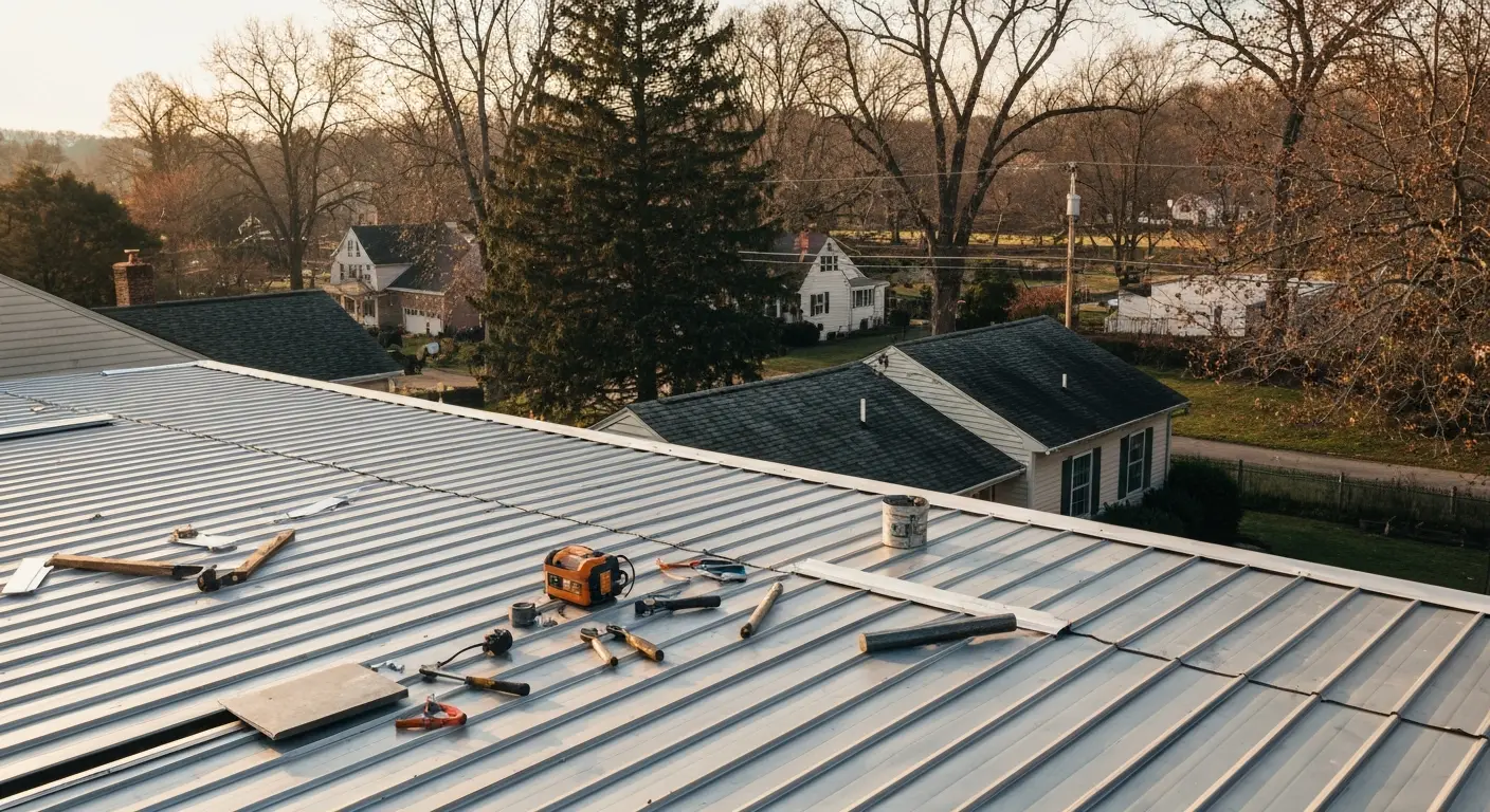 Metal roof replacement