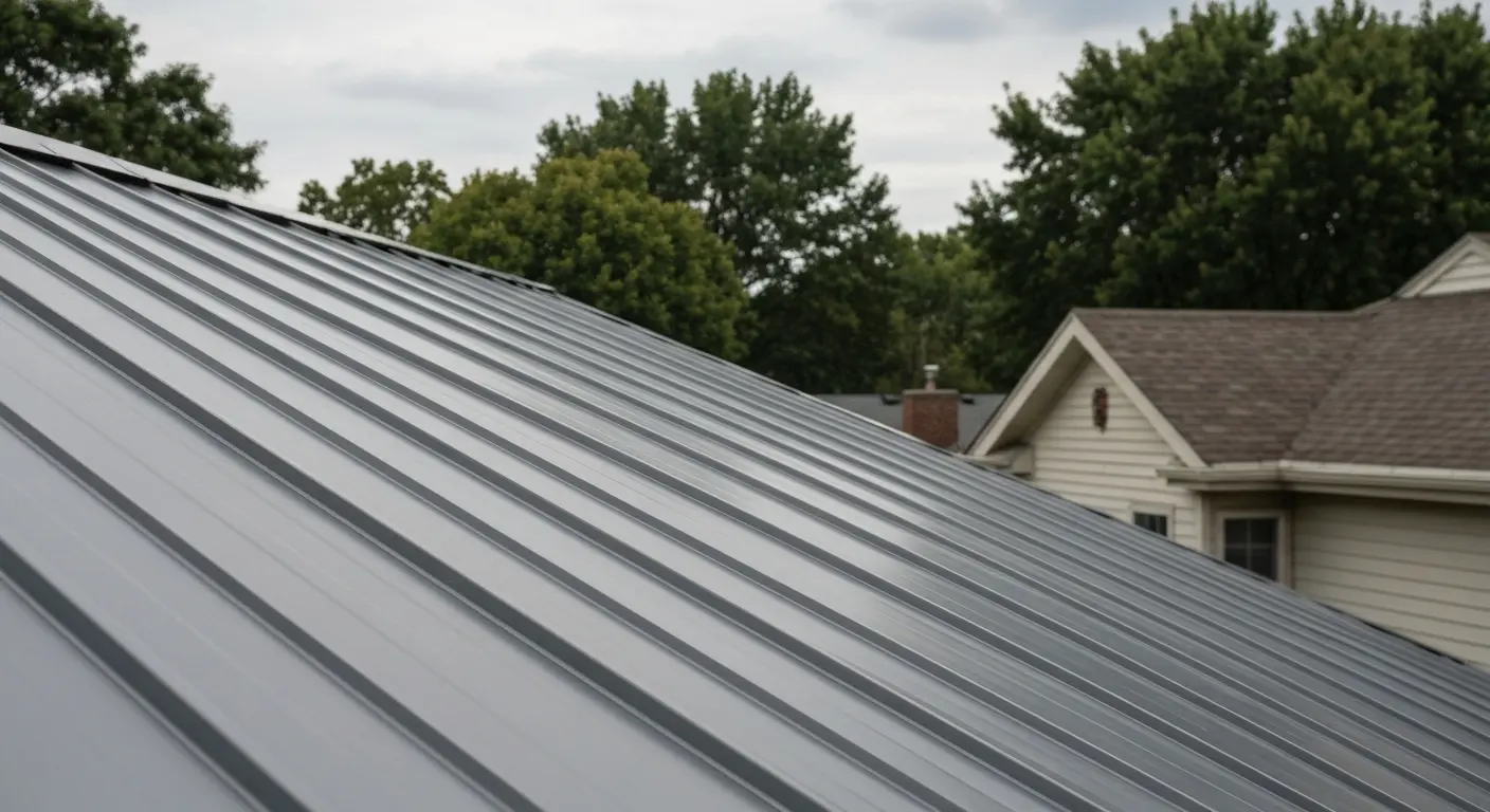 Metal roof installed on Auburn Indiana home