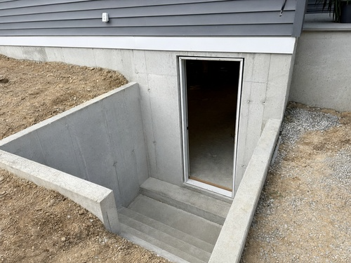 Concrete Walkout Basement in Sandy, UT