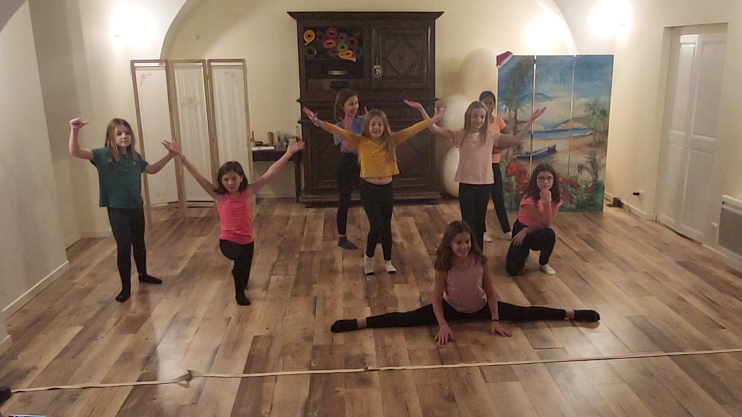 Cour de danse à Cléon d'Andran, dans la Drôme