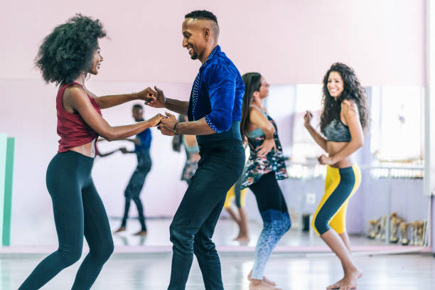 Cour de danse à Cléon d'Andran, dans la Drôme