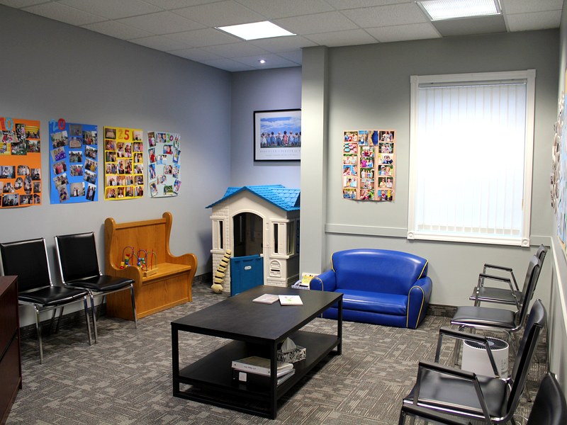 Family-friendly waiting area