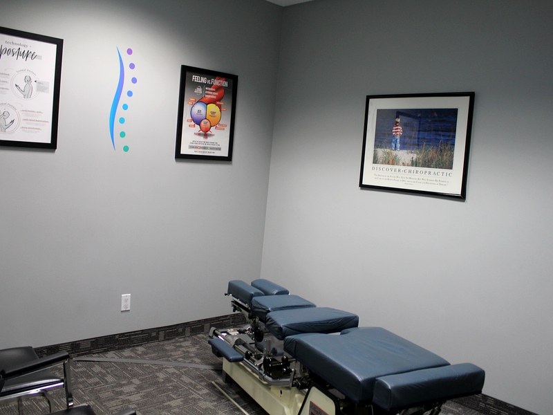 Chiropractic adjustment room