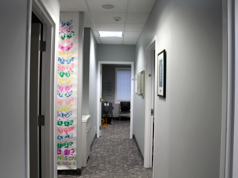 Clinic hallway