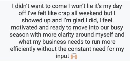 Income Unlocked testimonial from Brooke