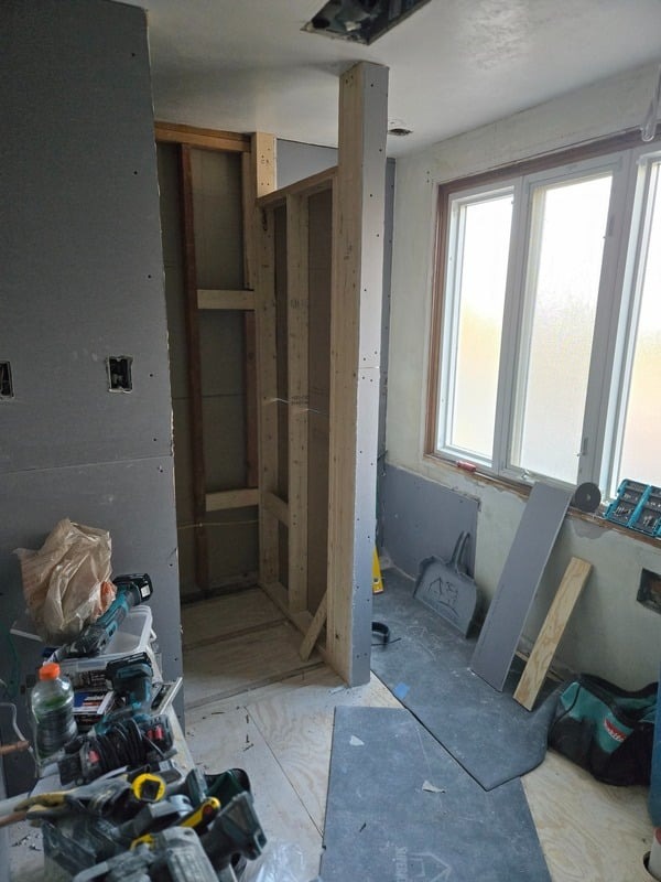 Before: Original bathroom