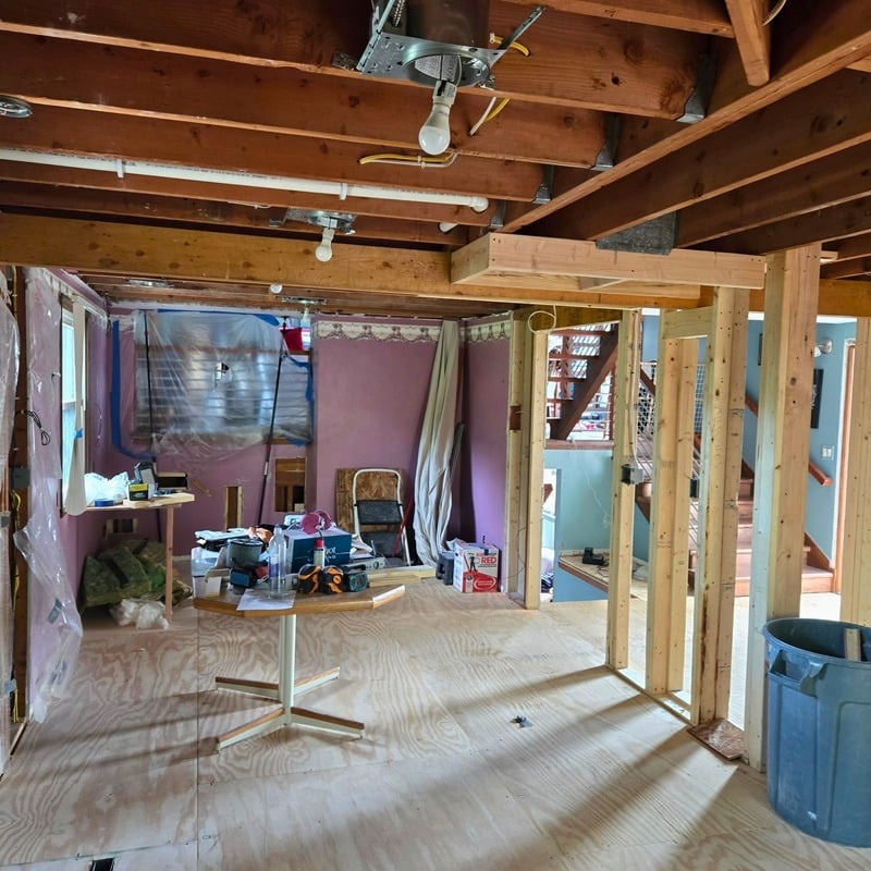 Before: Original kitchen