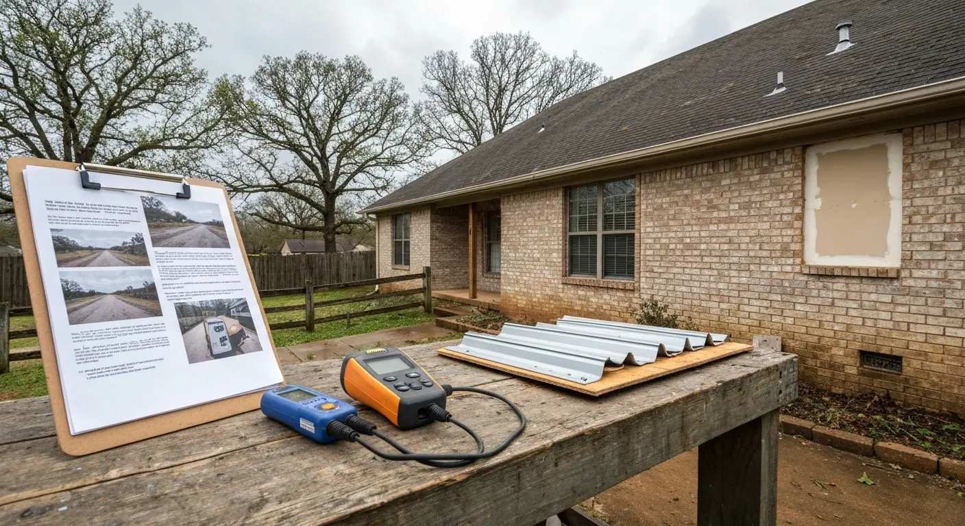 Storm damage assessment and repair