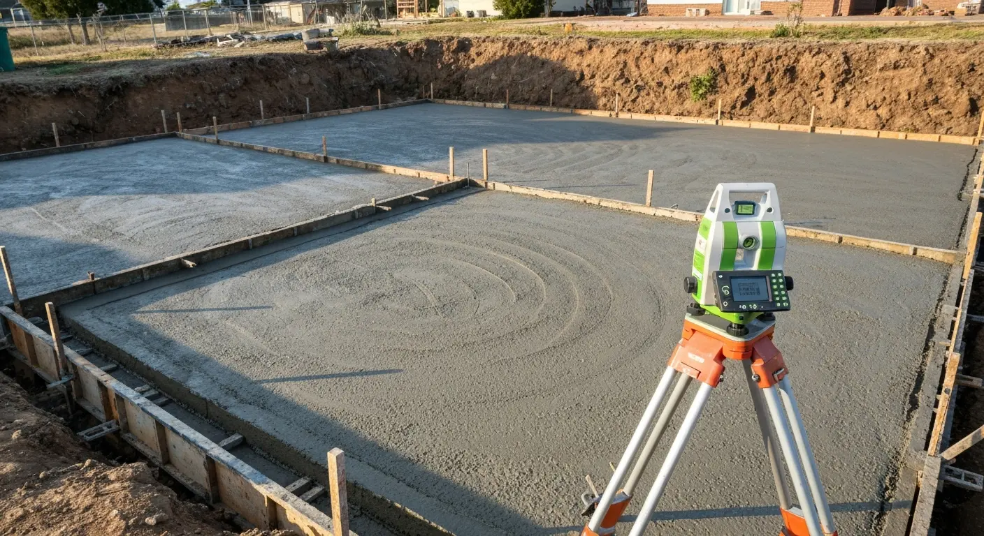 Foundation concrete work