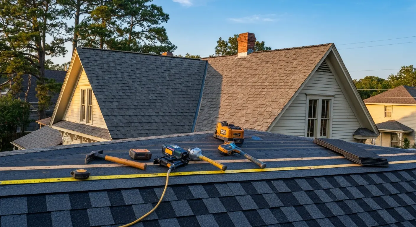 Roof replacement project