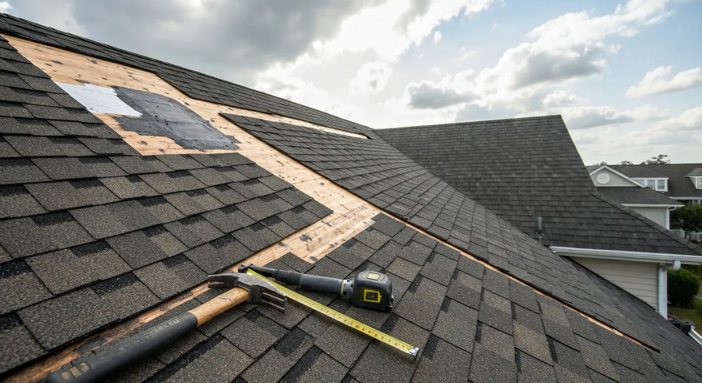 Storm damage repair