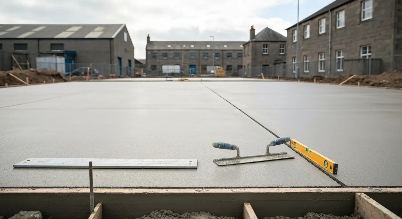 Structural concrete foundation work