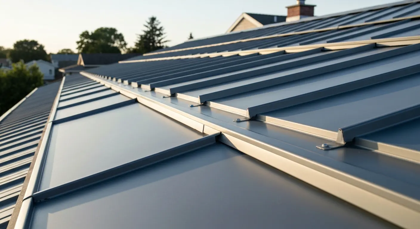 Metal roof detail