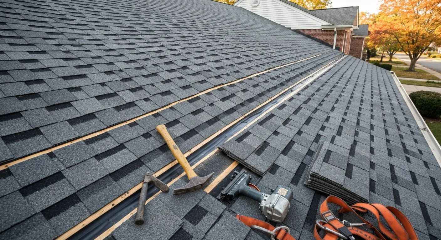 Residential roof replacement