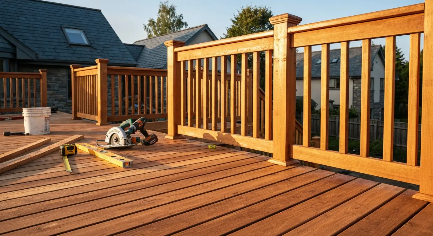 Deck repair work