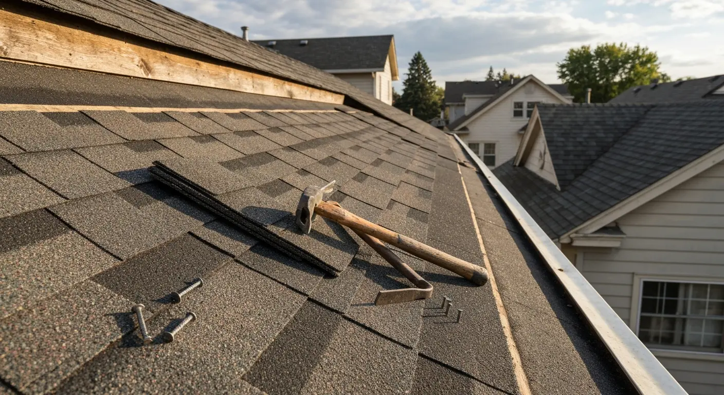 Shingle repair work