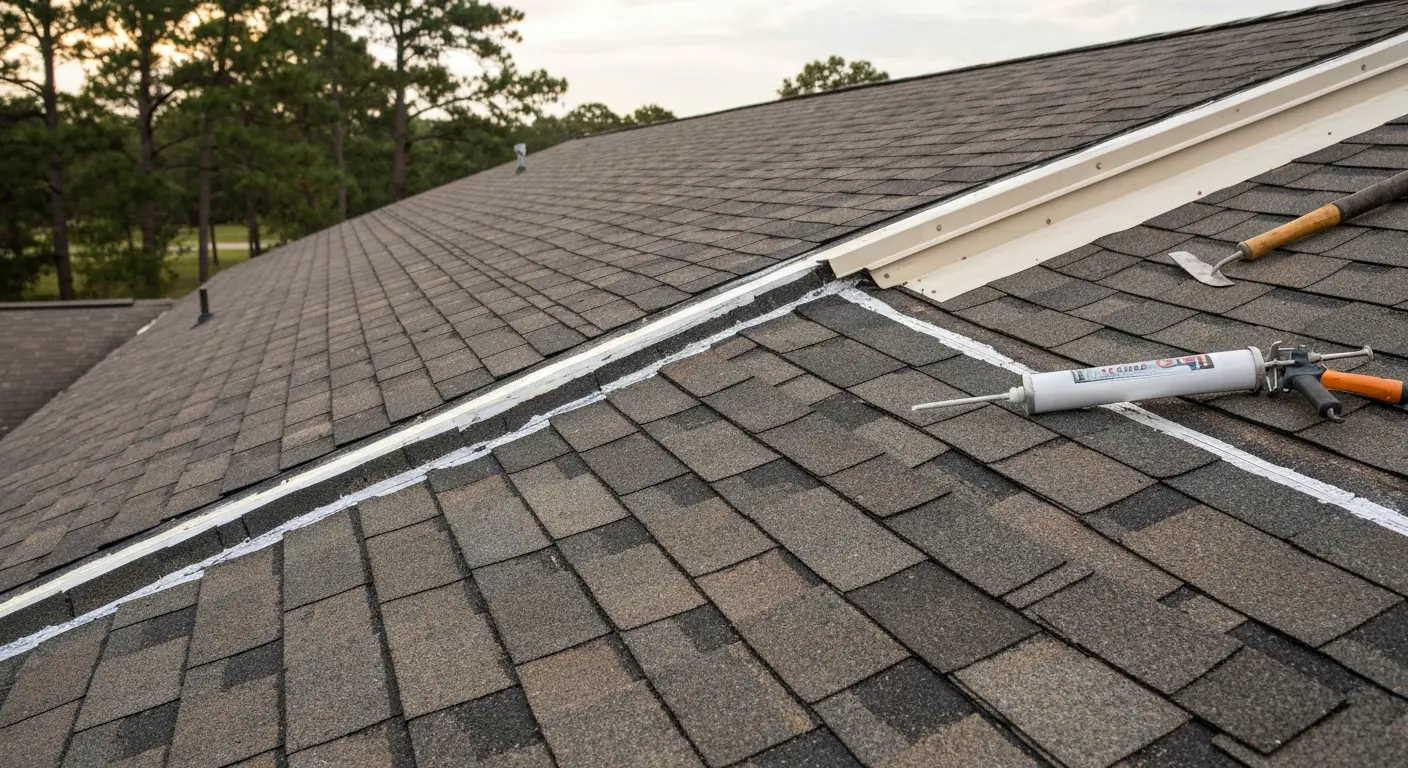 Roof repair and leak sealing